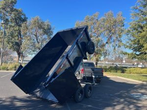 T&L Transport dump trailer, dump trailer rental in Chico, California